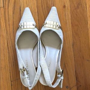 Cream and Gold Heels